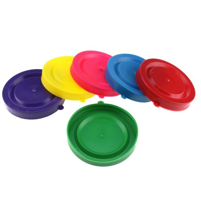 Кришка пластмасова КОЛЬОРОВА  500 шт/міш., фото 1