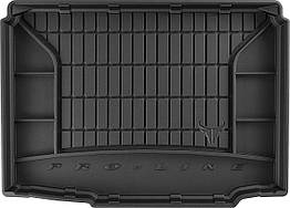 Автомобільний килимок в багажник Frogum Skoda Fabia 2 HB 07-14 чорний Шкода Фабия
