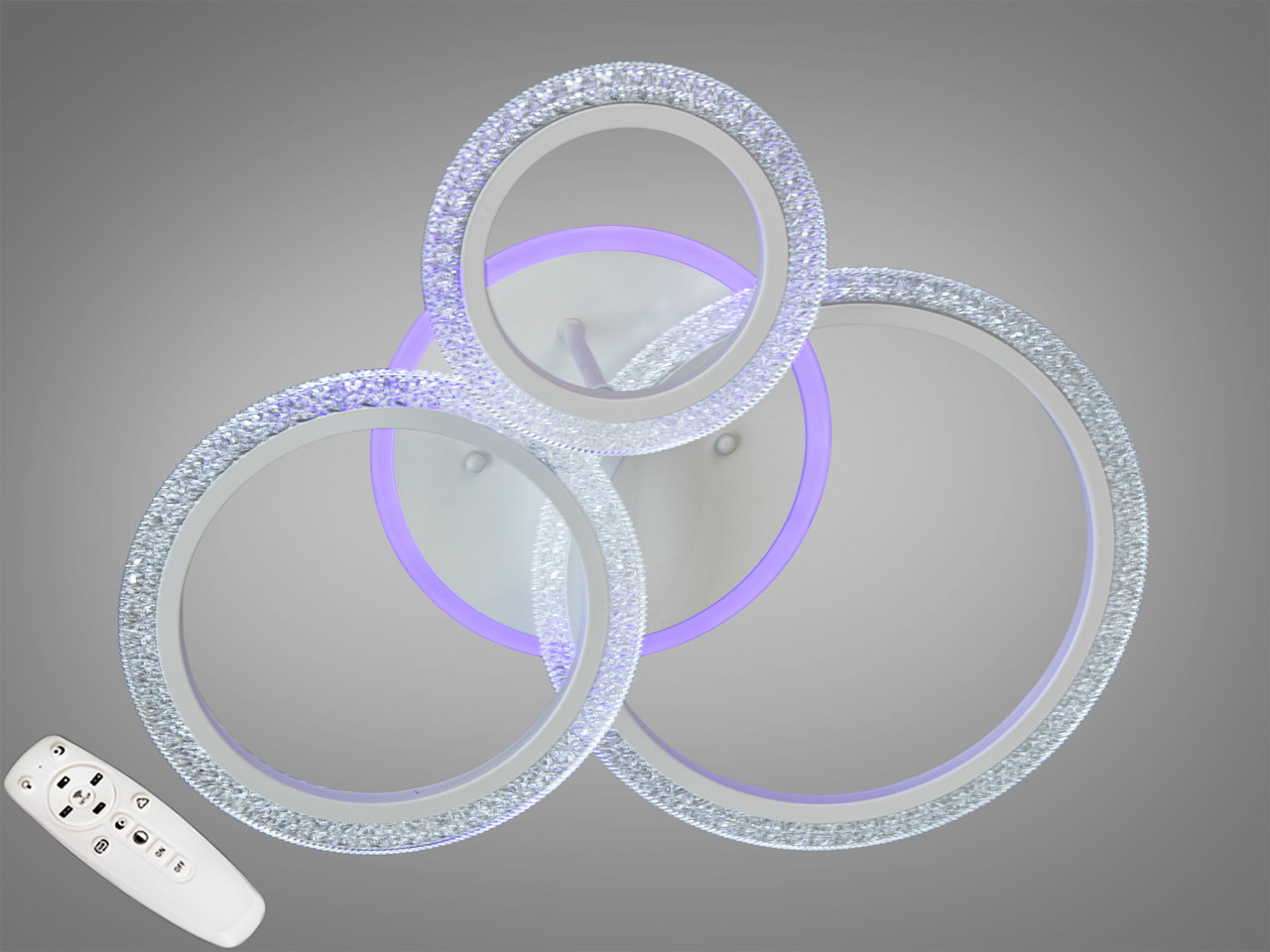 Люстра для спальні 2408/3WH LED 3color dimmer