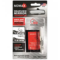 Nowax REARVIERW MIRROR ADHESIVE 0,4мл+0.6мл,клей двухкомпон. для монтажа зеркала заднего вида (12