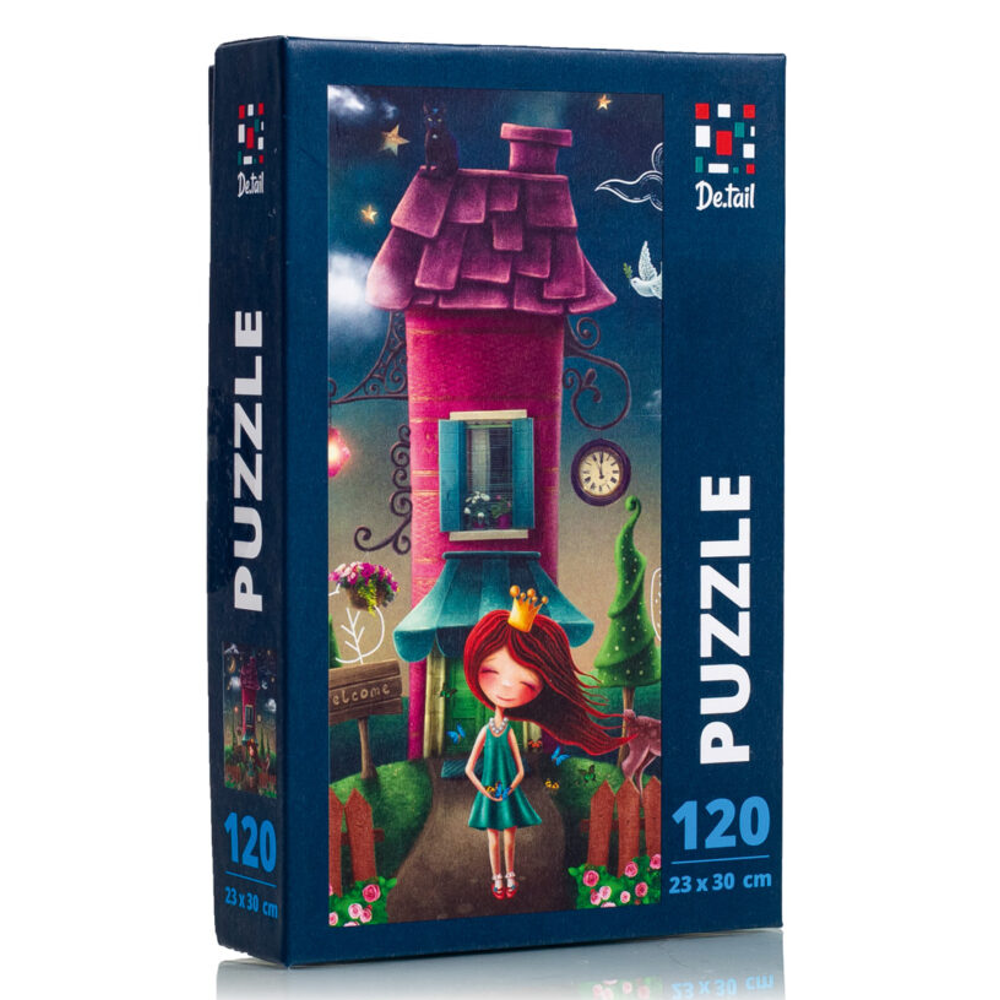 Пазли «Чарівний будинок принцеси» 120 деталей De.tail Vladi Toys (5903858961835)