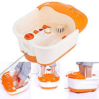 [VN-VEN272] Гидромассажная ванная для ног SUN Lid SQ- 368 Оранжевая Ванночка-массажер R