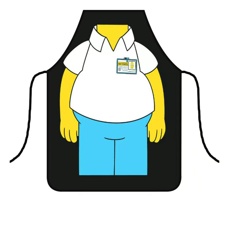 Фартух прикольний чоловічий Сімпсон 75 на 55 см різнобарвний, фото 1