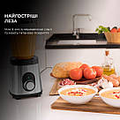 Блендер стаціонарний Cecotec Power Black Titanium 1000 Inox (CCTC-04156)  1000 Вт, фото 3