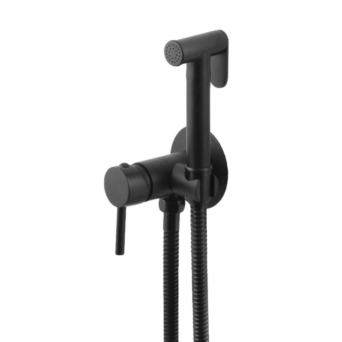 Гігієнічний душ прихованого монтажу VENTA BG22LVB колір чорний матовий, фото 1