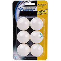 Мячики Donic Prestige 2* 40+ White 6pcs HR, код: 6468003