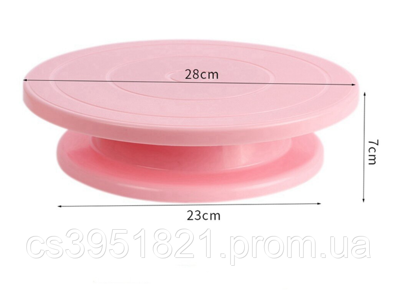 [VN-VEN0220] Вращающаяся подставка для декорирования торта 28 cм Cake Turntable (24) R - фото 9 - id-p2194723058