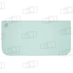 Скло лобове нижнє Komatsu PC30MR-3  22F-54-34260