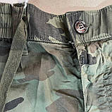 Шорти чоловічі мілітарі накладні кишені бавовна 34 хакі, фото 6