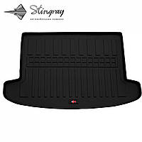 Автомобильный коврик в багажник Stingray KIA SPORTAGE QL 15-21 черный КИА Спортейдж