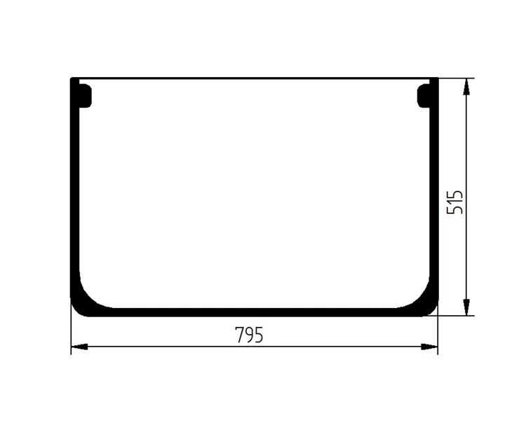 Скло лобове нижнє Liebherr R914 11643865