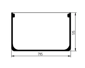 Скло лобове нижнє Liebherr R914 11643865