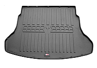 Автомобильный коврик в багажник Stingray Hyundai Accent SD 17- черный Хендай Акцент 2