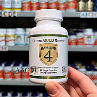 Immune 4 California Gold Nutrition, комплекс для зміцнення імунітету, 60 вегетаріанських капсул