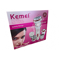 [MB-01523] Эпилятор kemei km-2190 5в1 женский со сменными насадками (20) R