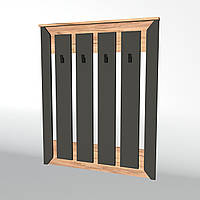 Вішалка настінна Еверест Нордік-900 90х6х110 см Графіт + Дуб крафт золотий (DTM-5518)