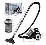 Потужний колбовий пилосос без мішка для прибирання будинку MalTec Turbo Cyclone циклонні безмішкові пилососи, фото 7