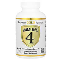 Immune 4 California Gold Nutrition, комплекс для укрепления иммунитета, 180 вегетарианских капсул