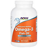 Витамины омега 3 Now Omega-3 1000 mg (500 капсул.)