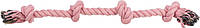 Игрушка для собак Trixie Канат плетёный с узлами 54 см (текстиль, цвета в ассортименте) d
