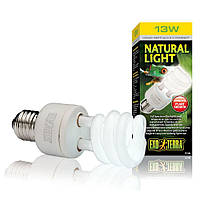 Компактная люминесцентная лампа Exo Terra Natural Light для облучения лучами УФ-В спектра 13 W, E27 (для