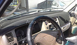 Накидки на панель приладів MITSUBISHI Padjero Sport 1 пок. SW 1996-2008 Чохол/накидка на торпеду авто Мітсубісі