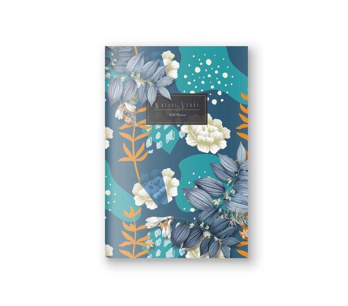Книга обліку А4 48 арк м яка обкл 1B2430 Квіти кліт/офсет АРКУШ (20), фото 1