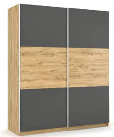 Шафа-купе Кантрі 178 см Мінерва/Сірий Меблі Сервіс