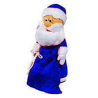 Мягкая игрушка`Санта Клаус`в синем