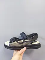 Chanel Dad Sandals Net Black