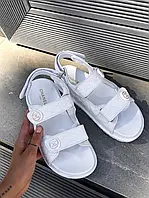 Chanel Dad Sandal White Premium