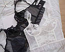 Мереживний топ бюстьє прозорий на гачках (р. 42-44) 77ma1235, фото 9