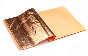 Поталь у книжці 14*14 см, колір мідь (25 аркушів)