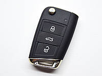 Викидний ключ Volkswagen Golf 7, 433 Mhz, 5G6 959 752 AG, ID49/ Megamos AES/ MQB, 3 кнопки