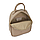 Рюкзак жіночий шкіряний міський Virginia Conti 03354 невеликий Світлий тауп, фото 4