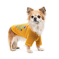 Кардиган Pet Fashion Denis для собак размер S желтый d
