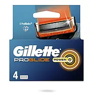 Сменные картриджи для бритья Gillette Fusion ProGlide Power 4 шт