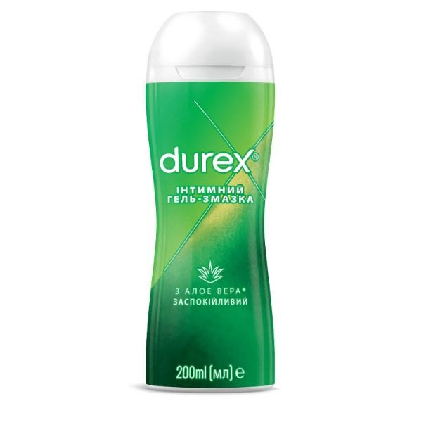 Інтимний гель лубрикант  Durex Play Massage 2 in 1 Aloe Vera 200 мл (5038483962657)