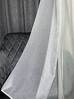 Однотонний тюль Франческа білий