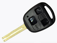 Корпус ключа Lexus IS300, RX300, ES300 и другие, 3 кнопки, лезвие TOY48 (короткое)