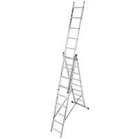 KRAUSE Corda Универсальная 3-секционная лестница 3х9 ст