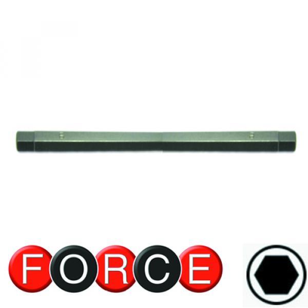 1/4" Біта шестигранна (HEX) двостороння 5x6 мм, L = 165 мм (FORCE 124D0506)