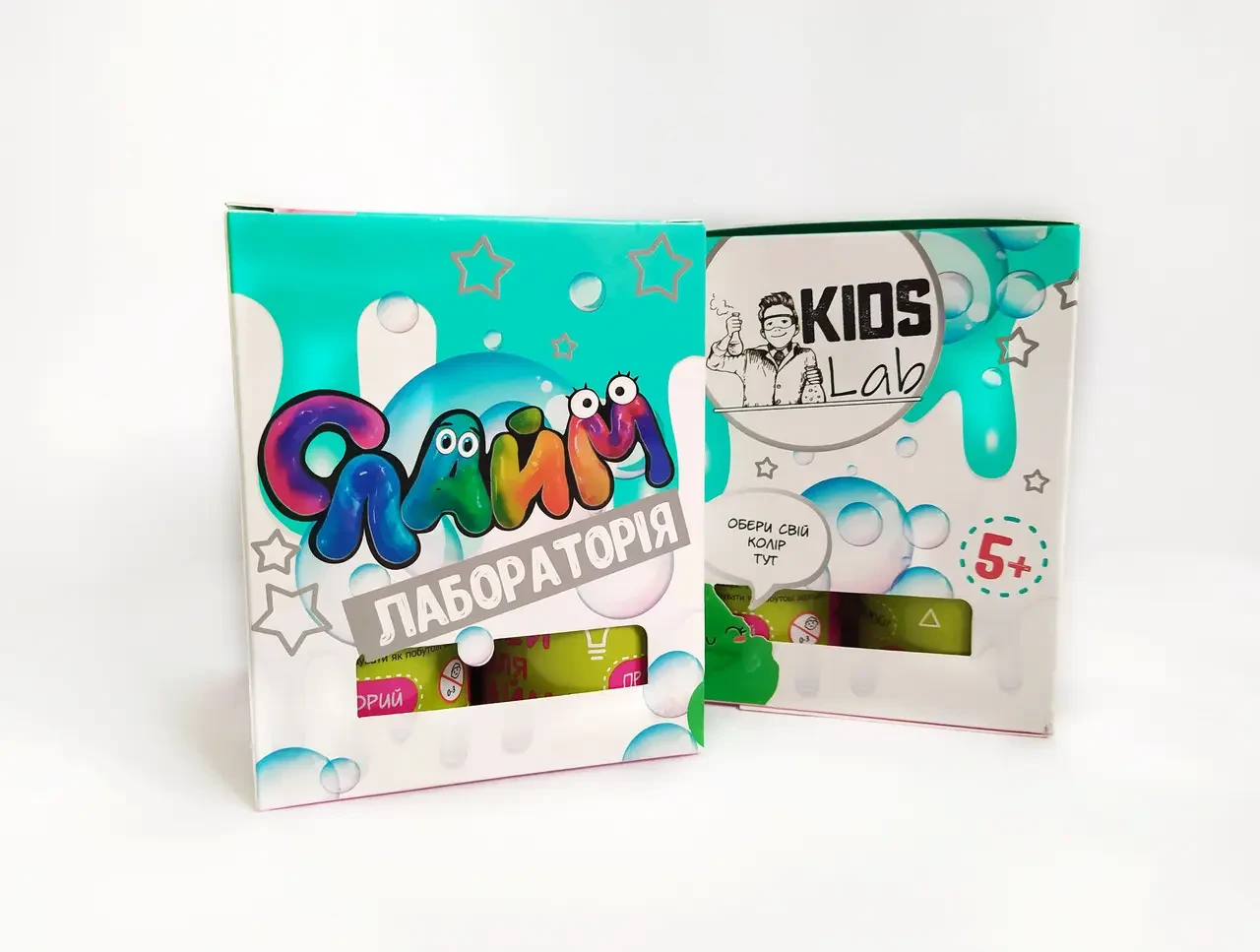 Набір Слайм лабораторія KIDS LAB різнокольоровий 400 г