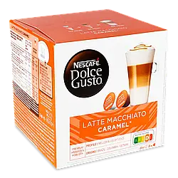 Кава в капсулах NESCAFE Dolce Gusto Latte Macchiato Caramel 16 шт Нескафе Дольче Густо Карамель