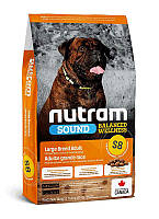 Сухой корм Nutram S8 Sound Balanced Wellness Large Breed Adult Dog для взрослых собак крупных пород, с курицей