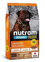 Сухой корм Nutram S8 Sound Balanced Wellness Large Breed Adult Dog для взрослых собак крупных пород, с курицей