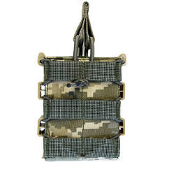 Підсумок відкритий каркасний для 1 магазину АК Cordura піксельLE2969