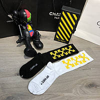 Набор Носков Off White Pack 2 Black-Yellow/White-Yellow