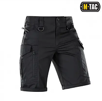 Тактические шорты M-Tac Conquistador Flex Черный (M), мужские шорты карго для военных AURA