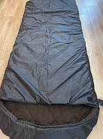 Зимний военный спальник-одеяло (с капюшоном) + компрессионный чехол.